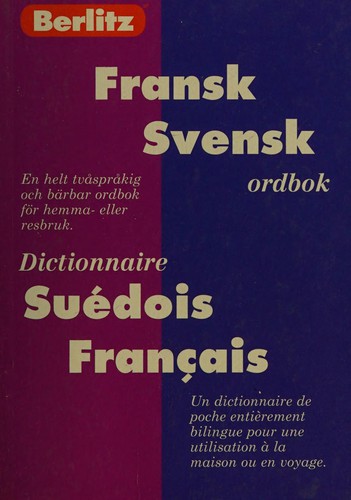 Fransk-svensk ordbok by  cover