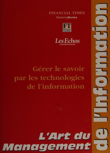 L'art du management de l'information by Davenport, Thomas H., Donald A. Marchand cover