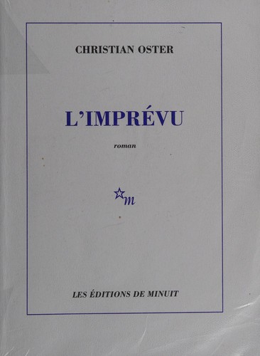 L'imprévu by Christian Oster cover