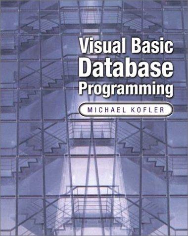 Database Visual Basic programming