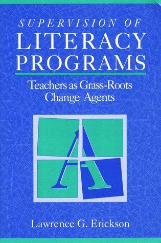 Supervision of literacy programs