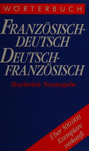 Wörterbuch Französisch-Deutsch Deutsch-Französisch by Karl Knauer, Elisabeth Knauer cover