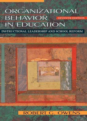 Organizational behavior in education