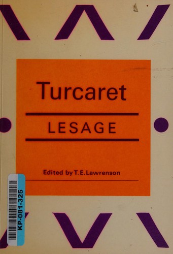 Turcaret (Textes Francais Classics Et Modern) by Alain René Le Sage cover
