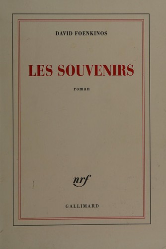 Les souvenirs by David Foenkinos cover