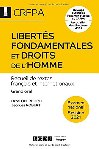 Libertés fondamentales et droits de l'homme by Henri Oberdorff, Jacques-Michel Robert cover