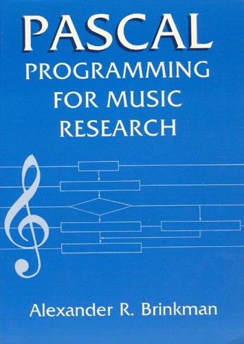 Pascal programming for music research