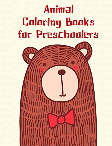 Animal Coloring Books for Preschoolers by Harry Blackice cover