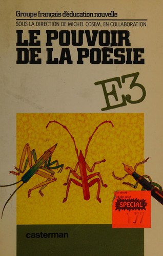 Le pouvoir de la poésie by Groupe français d'éducation nouvelle. cover