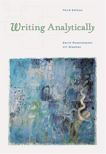 Writing analytically