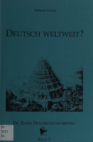 Deutsch weltweit? by Helmut Glück cover