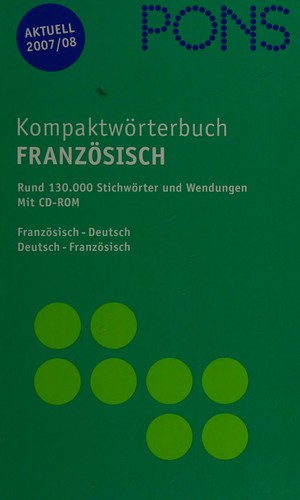 Pons-Kompaktwörterbuch Französisch-Deutsch, Deutsch-Französisch by Béatrice de March cover