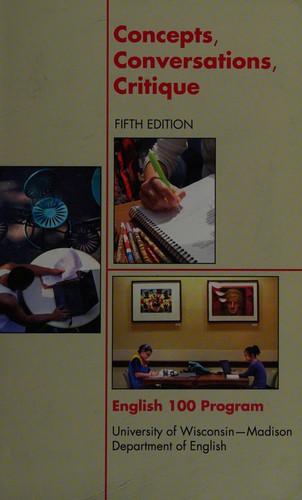 Concepts, conversations, critique