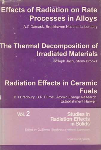 Studies in radiation effects in solids