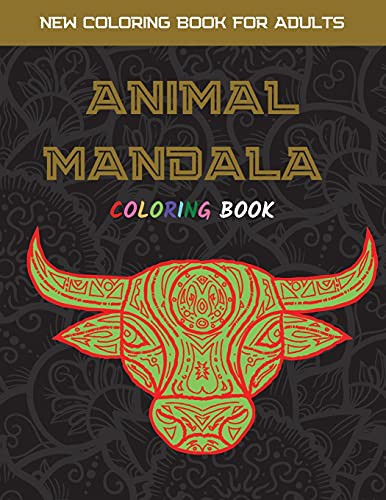 Animal Mandala Coloring Book by Wilfrid Stone cover