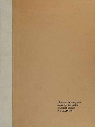 A bibliography of the English printed drama to the Restoration