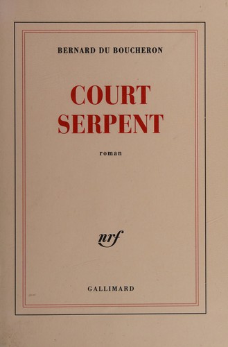 Court serpent by Bernard Du Boucheron cover