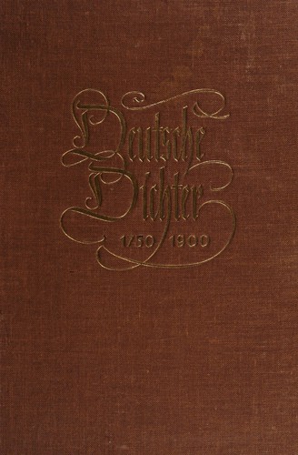 Deutsche Dichter, 1750-1900 by Emil Ermatinger cover
