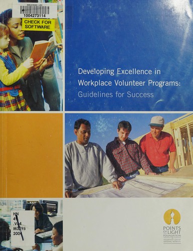 Developing Excellence in Workplace Volunteer Programs