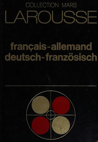 Dictionnaire français-allemand by Jean Clédière cover