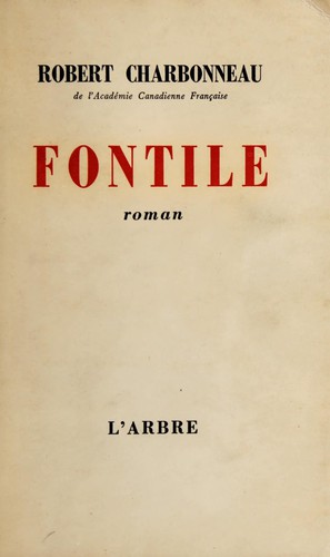Fontile by Robert Charbonneau cover