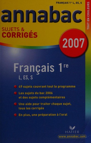 Français 1re, séries générales L, ES, S by Sylvie Dauvin cover