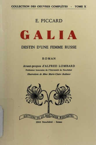 Galia, destin d'une femme russe by Eulalie Piccard cover