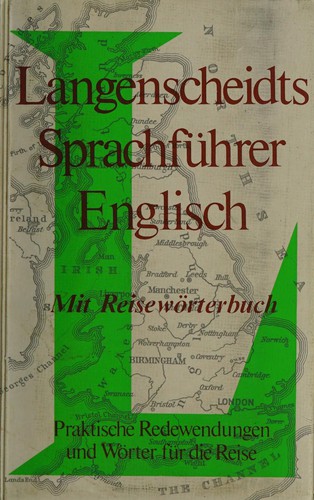 Langenscheidts Sprachführer Englisch,mit Reiseworterbuch Deutsch-Englisch by K G Langenscheidt cover
