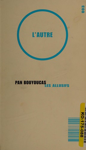 L' autre by Pan Bouyoucas cover