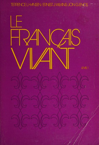 Le français vif, level I by Terrence Leslie Hansen cover