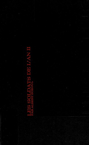 Les soldats de l'an II by Albert Soboul cover
