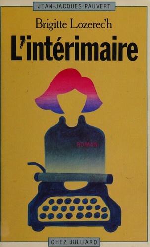 L' intérimaire by Brigitte Lozerec'h cover