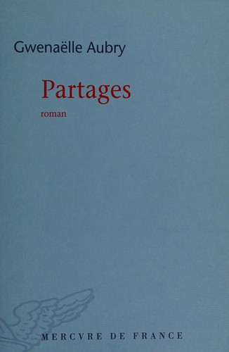 Partages by Gwenaëlle Aubry cover