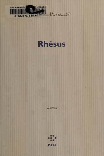 Rhésus by Héléna Marienské cover