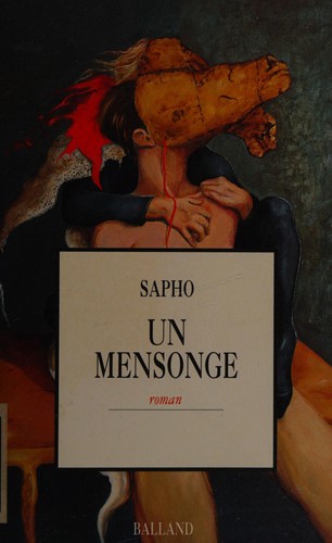 Un mensonge by Sapho. cover