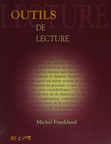 Outils de lecture by Michel Frankland cover