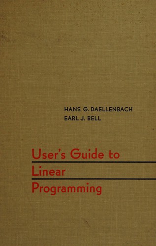User's guide to linear programming