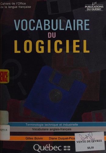 Vocabulaire du logiciel by Gilles Boivin cover