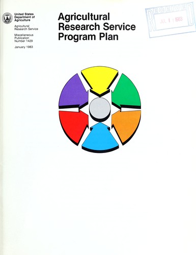 Agricultural Research Service program plan. --