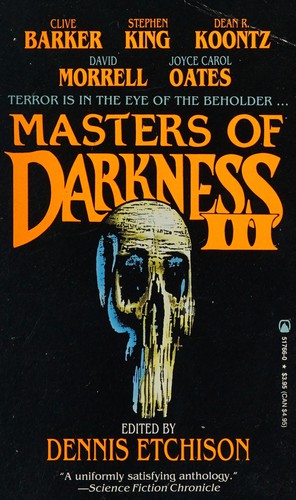 Masters of Darkness III by Dennis Etchison, Jack Vance, Nigel Kneale, Avram Davidson, James Herbert, Hugh B. Cave, David Morrell, Brian Lumley, R. Chetwynd-Hayes, Algis Budrys, L. Sprague De Camp, Clive Barker, Jack Williamson, Joyce Carol Oates, Edward Gorman, Stephen King cover