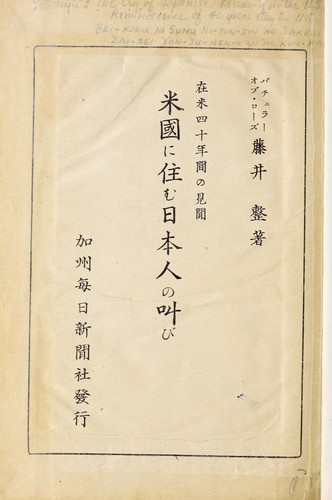 Beikoku ni sumu Nihonjin no sakebi by Sei Fujii cover