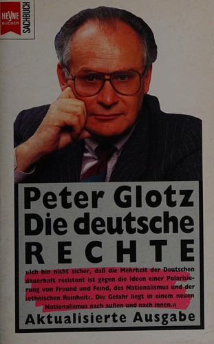 Die Deutsche Rechte by Peter Glotz cover