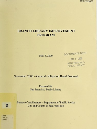 Branch library improvement program
