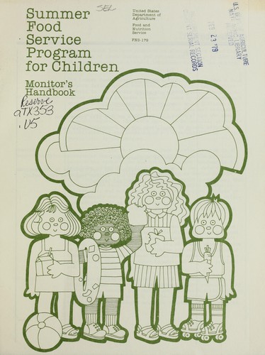 Summer food service program for children