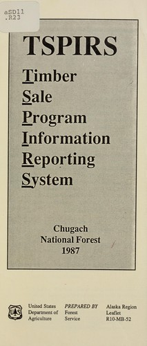 TSPIRS, Timber Sale Program Information Reporting System