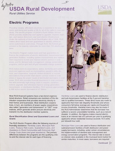Electric programs