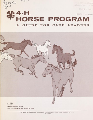 4-H horse program