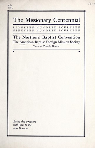 Convention program
