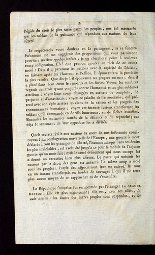 Discours prononcé par Bailleul sur le message du Directoire exécutif relatif au massacre des plenipotentiaires français à Rastadt, par l'armée autrichienne