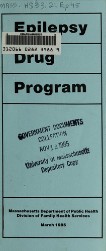 Epilepsy drug program